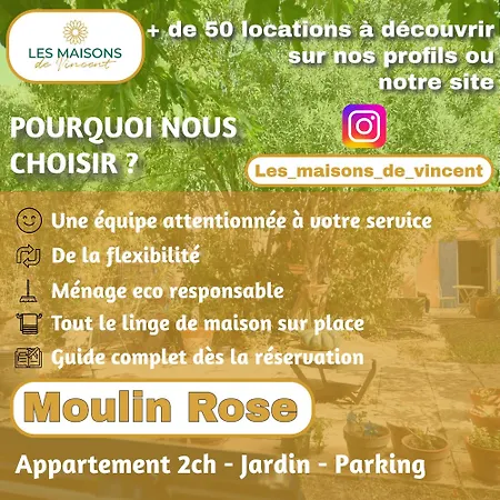 Apartment Moulin Rose, Parking - Jardin Arles